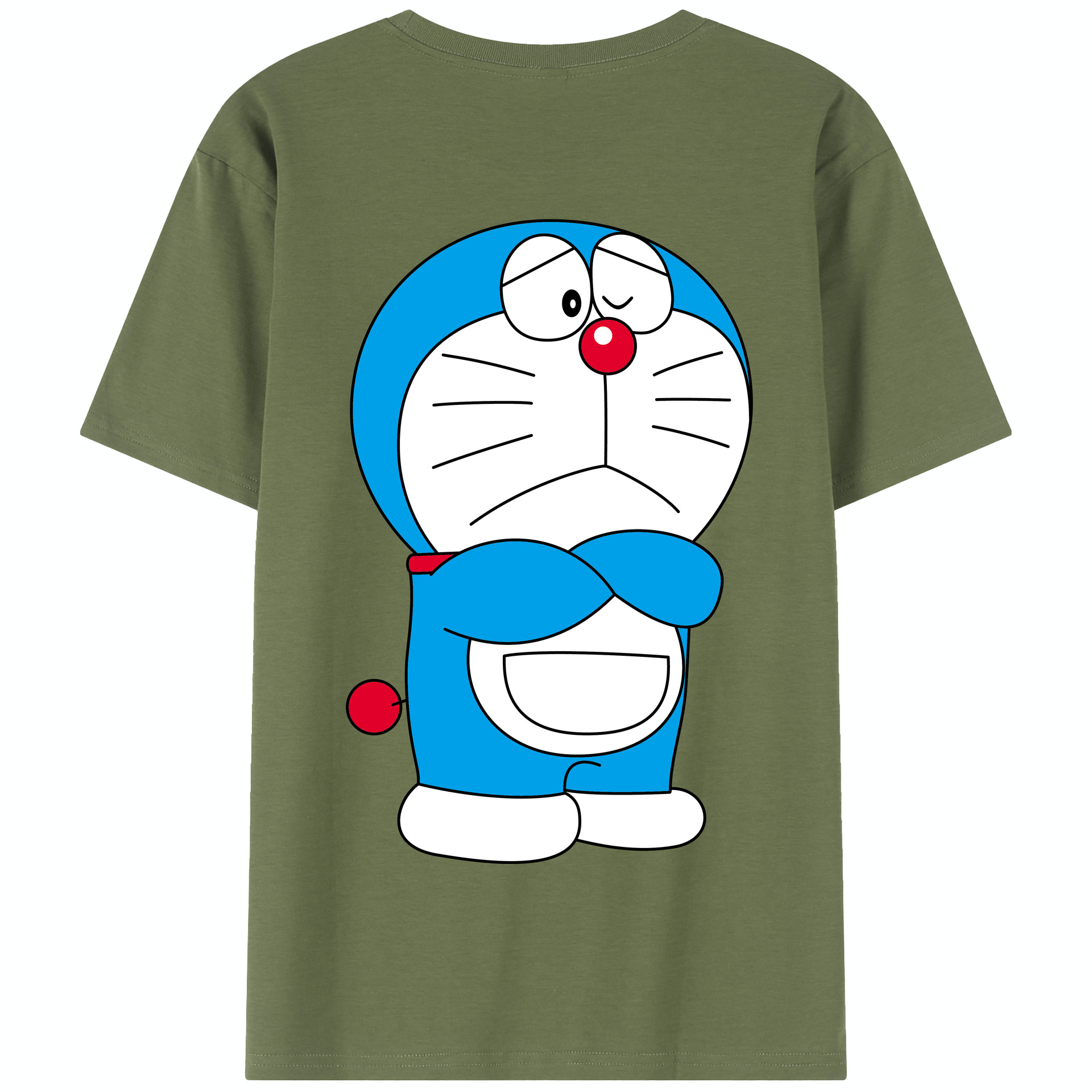 （画像用） ドラえもん Doraemon 綿100％半袖Tシャツ（背面プリント）